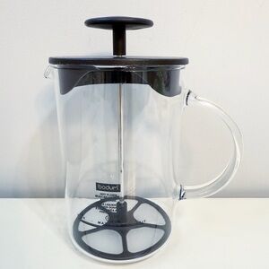 Bodum Glass Manual Press Milk Foamer